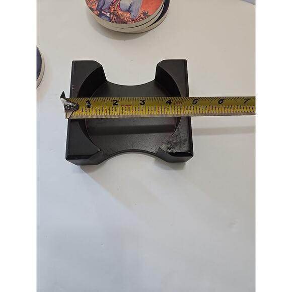 Doreman Burns Table Coasters Cowgirl Print, Signed, Western Decor "Painted Set 4 - Picture 15 of 16